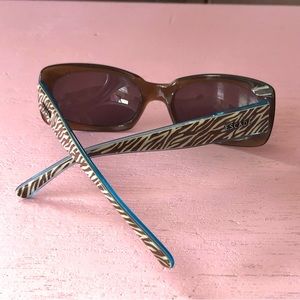 Escada Designer Zebra print Sunglasses